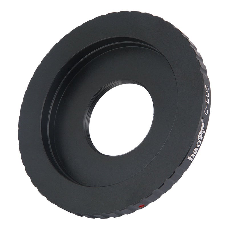 Haoge Manual Lens Mount Adapter for C-Mount CCTV Cine Movie Film Lens to Canon EOS Rebel 80D 70D 60D 50D 550D 500D 5D 5DS 7D EF EF-S Mount Camera - Image 2